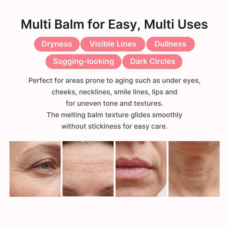 PDRN Pink Collagen Volume Multi Balm Stick - Anti-Aging Korean Skincare (10g)